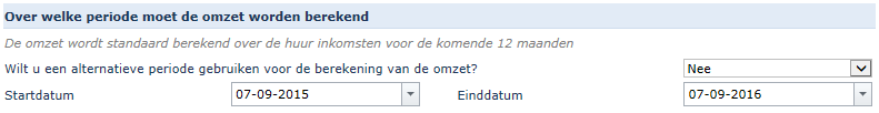 OmzetBerekening